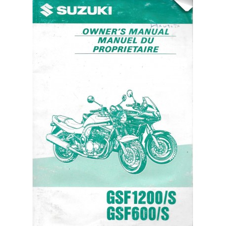SUZUKI GSF 600 et 1200 / S modèle1998  (07  / 1997)