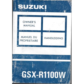 SUZUKI GSX-R 1100 WJ modèle 1993  (10  / 1992)