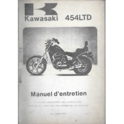 Manuel atelier KAWASAKI 454 LTD 