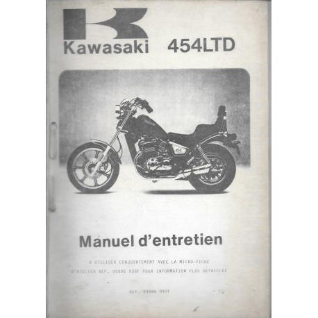 Manuel atelier KAWASAKI 454 LTD 