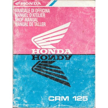 HONDA CRM 125 de 1990 (manuel atelier mars 1990)