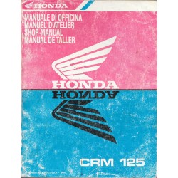 HONDA CRM 125 de 1990 (manuel atelier mars 1990)