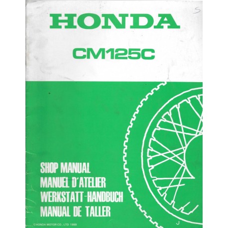 HONDA CM 125 C (Additif janvier 1988)