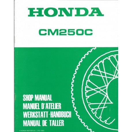HONDA CM 250C  (Additif décembre 1982)