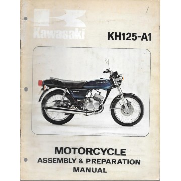 Manuel assemblage KAWASAKI KH 125-A1  (11 /1976)