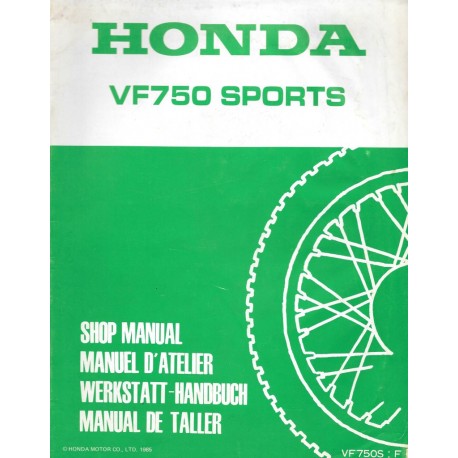 HONDA VF 750 SPORTS (Additif janvier 1985)