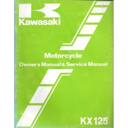 Manuel atelier KAWASAKI KX 125-C1 de 1984  (10 /83)