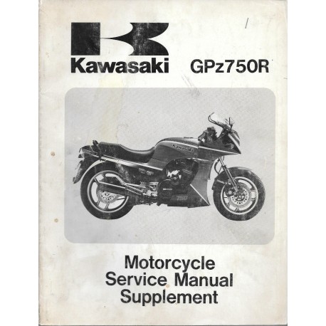 Manuel atelier  KAWASAKI GPZ 750 R NINJA 1984 et 1985