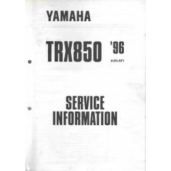 Manuel d'atelier Yamaha  TRX 850 type 4UN de 1996