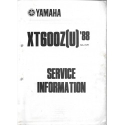 YAMAHA  XT 600 Z de 1988 type 3AJ  (12 / 1987)