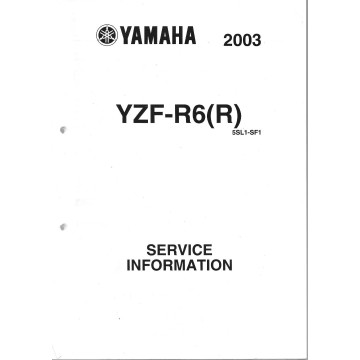 YAMAHA YZF-R6(R) de 2003 et YZF-R6(S) de 2004