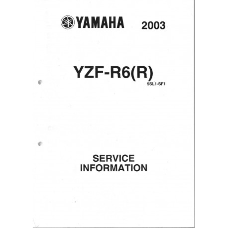 YAMAHA YZF-R6(R) de 2003 et YZF-R6(S) de 2004