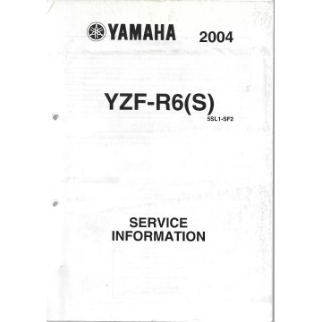 YAMAHA YZF-R6(R) de 2003 et YZF-R6(S) de 2004