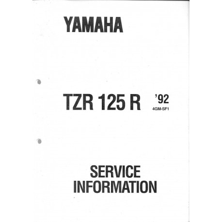 YAMAHA TZR 125 R de 1992  (type 4GM) 
