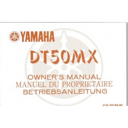 YAMAHA DT 50 MX (Manuel propriétaire mars 1983)