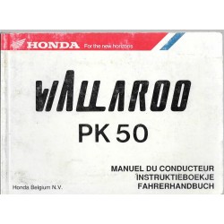 HONDA PK 50  1981  (Manuel utilisateur)