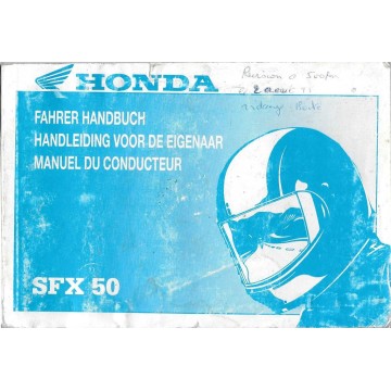 HONDA SFX 50 (Manuel utilisateur)