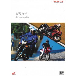 Catalogue publicitaire original  HONDA  125 cc de 2004
