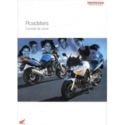 Catalogue publicitaire original Roadsters HONDA  de 2004