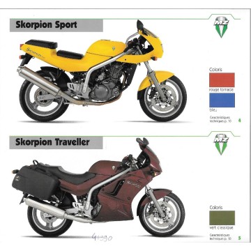MZ gamme 1997 / 1998