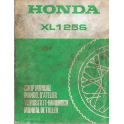 HONDA XL 125 S. XL 185 S. Manuel de base.