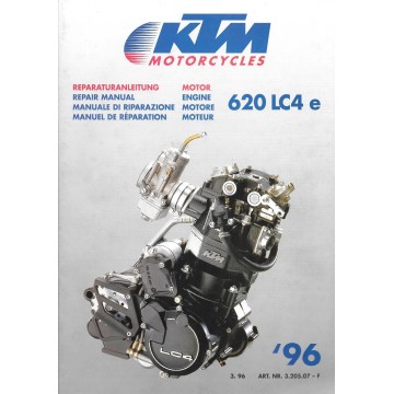 KTM 620 LC4 e  (Manuel de Réparation mars 1996)