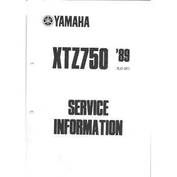 YAMAHA  XTZ 750 de 1989-1991 type 3LD