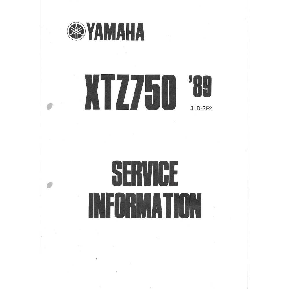 YAMAHA  XTZ 750 de 1989-1991 type 3LD