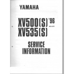 Manuel d'atelier Yamaha XV 500 S - XV 535 S  de 1996