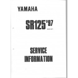 Manuel d'atelier Yamaha SR 125 de 1997 type 3MW