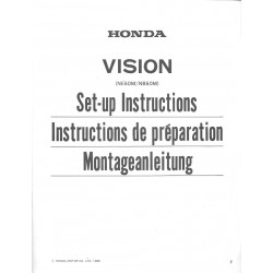 HONDA VISION NB 50 M / NE 50 M de 1985 (manuel montage)