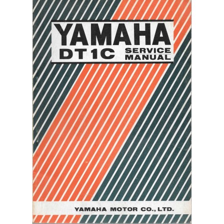 YAMAHA DT 1C  250 (manuel atelier en anglais 01 / 1970) 