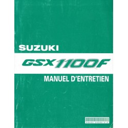 Manuel atelier SUZUKI GSX 1100 F (de 1989 à 1994)