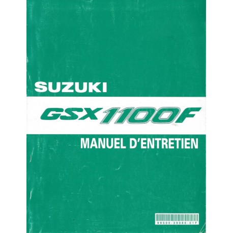 Manuel atelier SUZUKI GSX 1100 F (de 1989 à 1994)