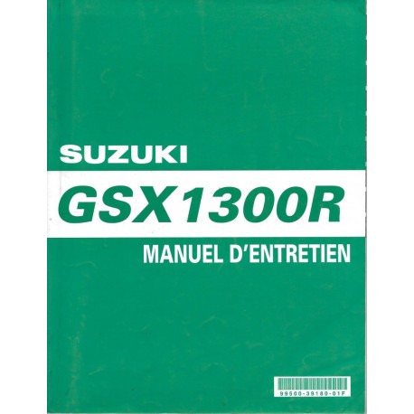 Manuel atelier SUZUKI GSX 1300 RX modèle 1999