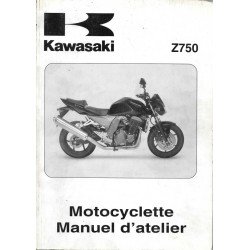 Manuel atelier KAWASAKI Z 750 de 2004