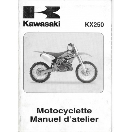 Manuel atelier KAWASAKI KX 250 de 2005