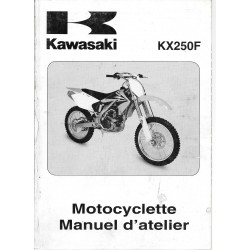 Manuel atelier KAWASAKI KX 250 F de 2004 / 2005