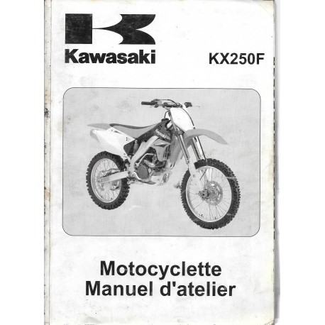 Manuel atelier KAWASAKI KX 250 F de 2006