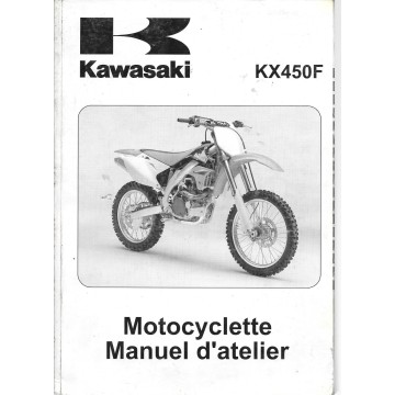 Manuel atelier KAWASAKI KX 450 F de 2006