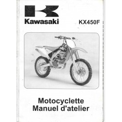 Manuel atelier KAWASAKI KX 450 F de 2006