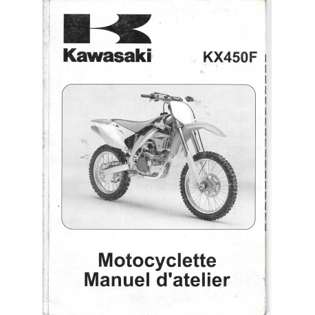 Manuel atelier KAWASAKI KX 450 F de 2006