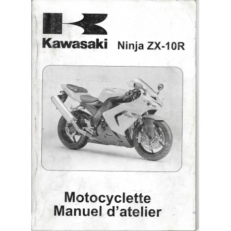 Manuel atelier KAWASAKI NINJA ZX-10R de 2004