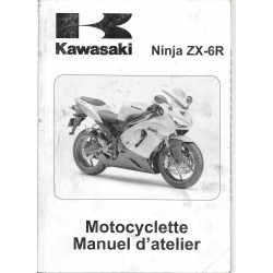 Manuel atelier KAWASAKI NINJA ZX-6R de 2005