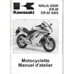 Manuel atelier KAWASAKI ER-6f et dérivés de 2006