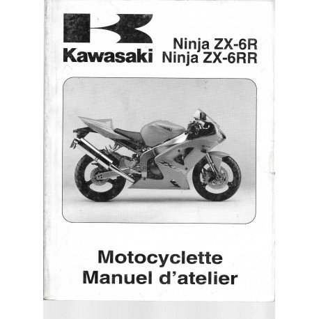 Manuel atelier KAWASAKI INJA ZX-6R et RR de 2003