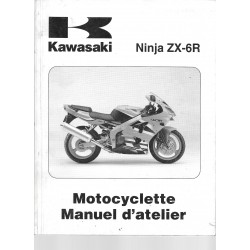 Manuel atelier KAWASAKI NINJA ZX-6R de 2002