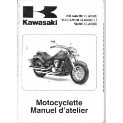 Manuel atelier KAWASAKI VN 900 CLASSIC de 2006