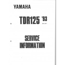 YAMAHA TDR 125 1993 à 1997 type 4FU
