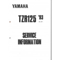 Manuel d'atelier Yamaha TZR 125 - 1993/1994 type 4FL